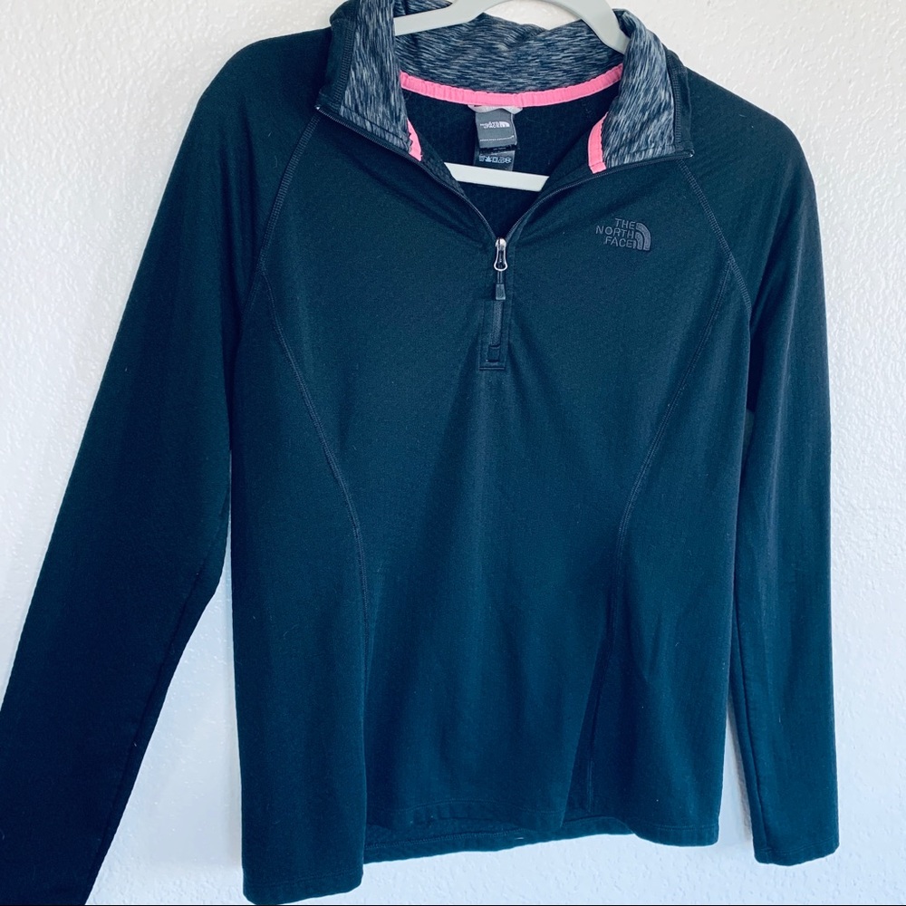 North Face Black Base Layer Half Zip Sweater Top - image 4